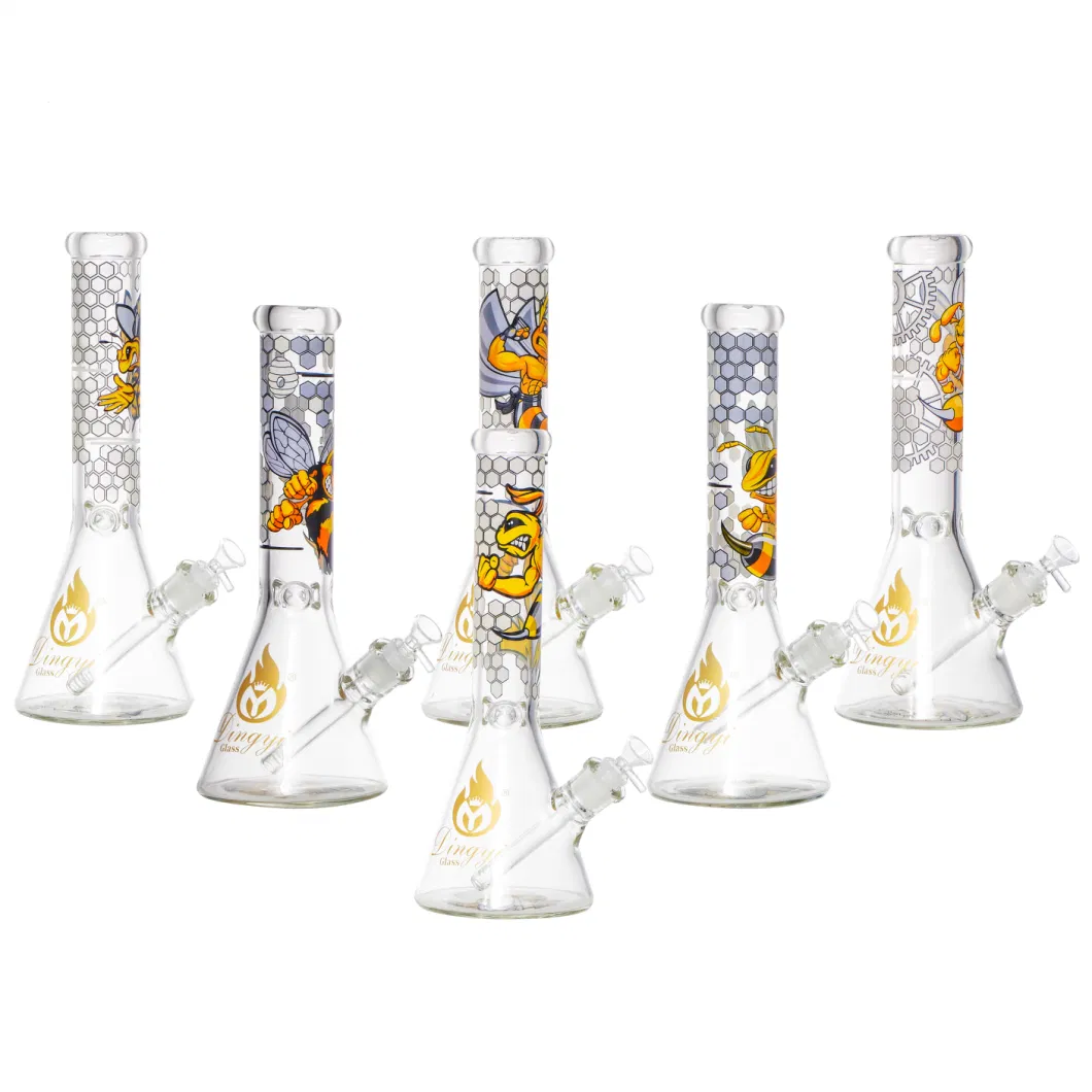 8-Arm and Honeycomb Percolator Straight Tube Glass Water Pipes