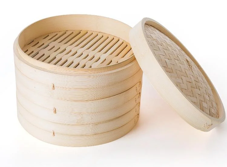 Chinese Steamer, Bamboo Steamer Suitable for Big Dim Sum
