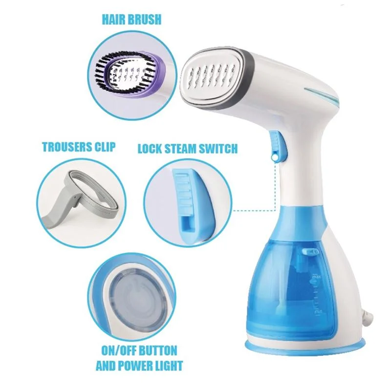 Electric Portable Fabric Clothing Steamer Vertical Steam Ironing Handheld Garment Steamer