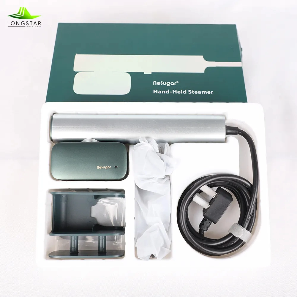 Travel Iron Mini Heat Press Machine W/Silicone Stand &amp; Pouch 800W Garment Steamer