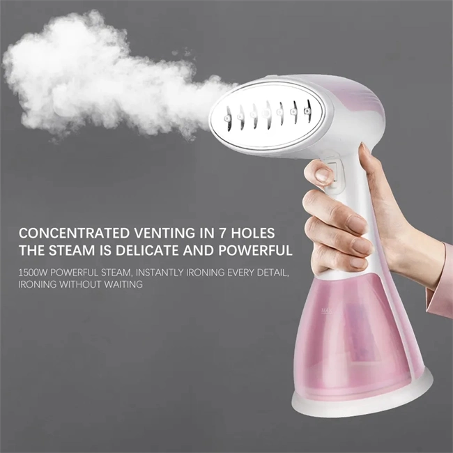 Portable 1500W Handheld Electric Mini Handheld Garment Steamer