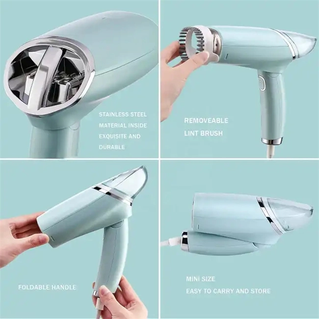 Portable 100ml Handy Mini Clothes with Stand Garment Iron Steamer
