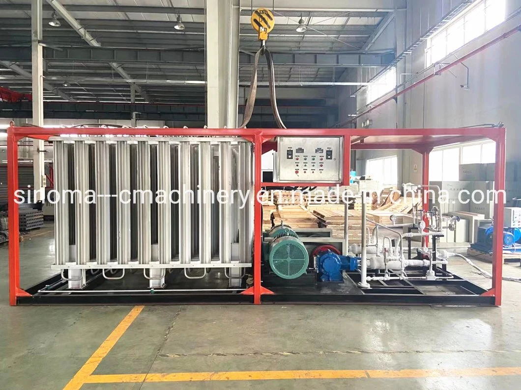 Mobile L-CNG High Pressure Gas Filling Skid-Mounted Equipment Steam Water Bath Vaporizers