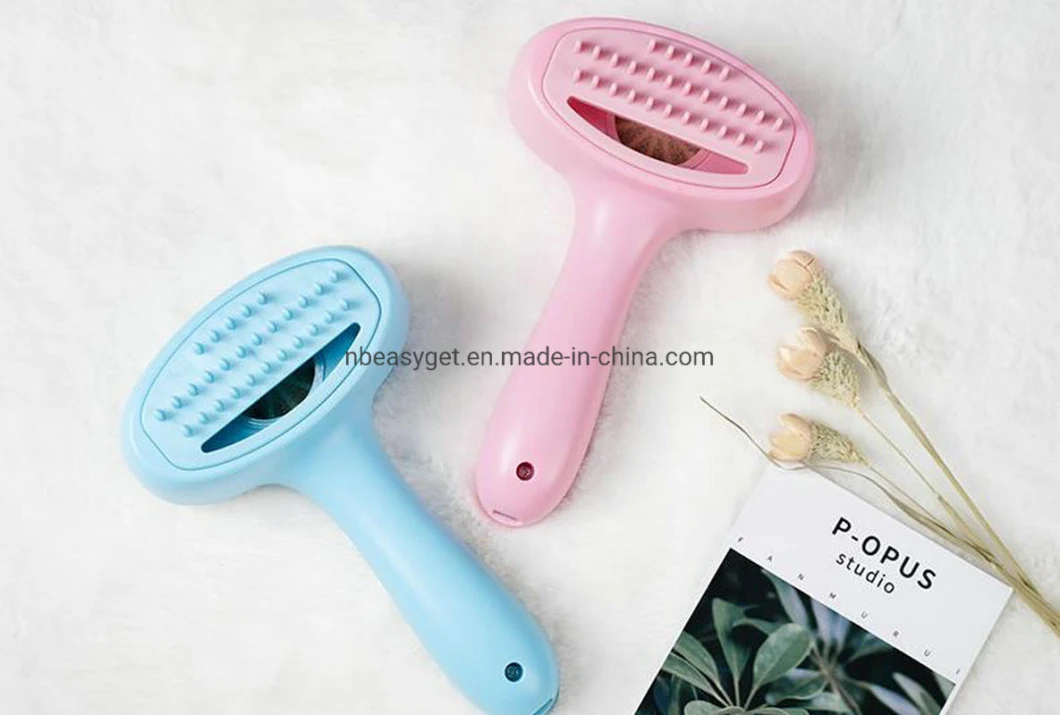 Dog Vacuum Cleaner Hair Removal Hair Suction Grooming Device Portable Wireless Battery Operated Pets Comb Massage Brush Cleaner Esg12635