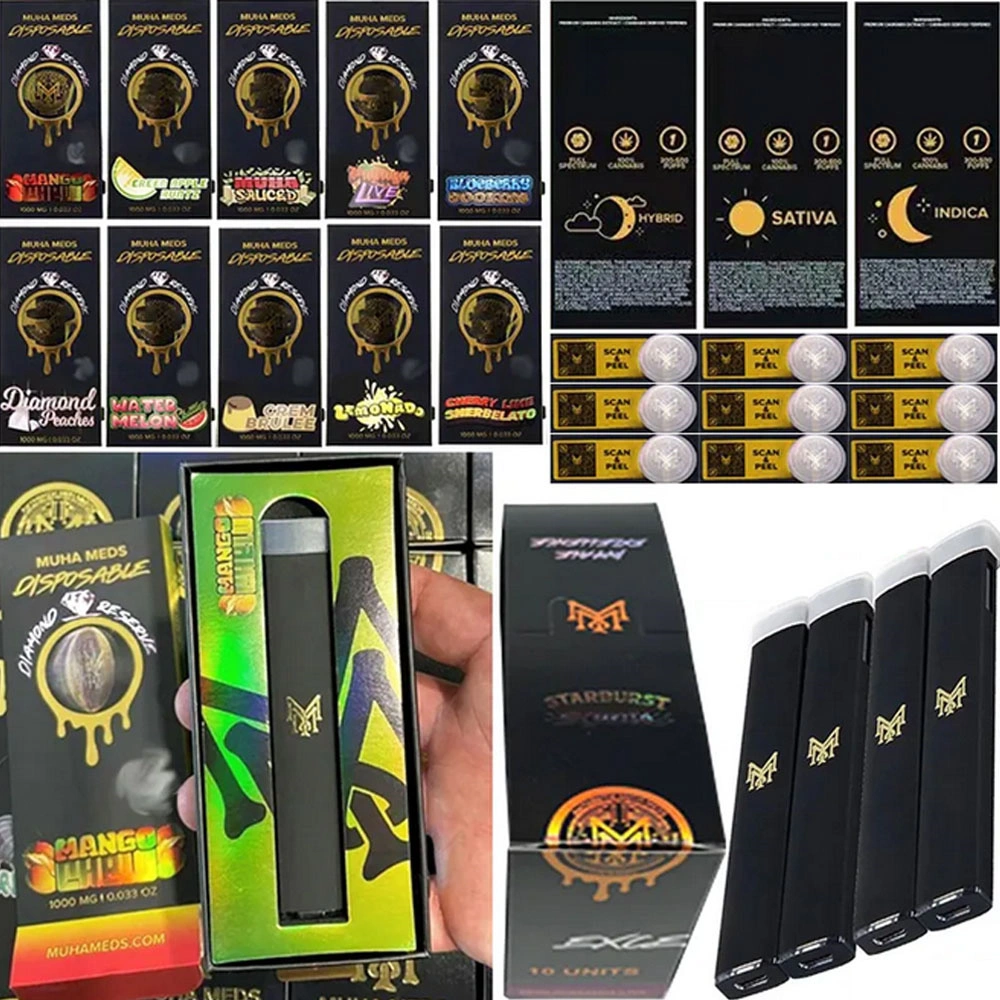 Wholesale I Vape 1g Disposable E-Cigarettes Pen Empty Tank Rechargeable Device 10 Strains One Vaporizer Device