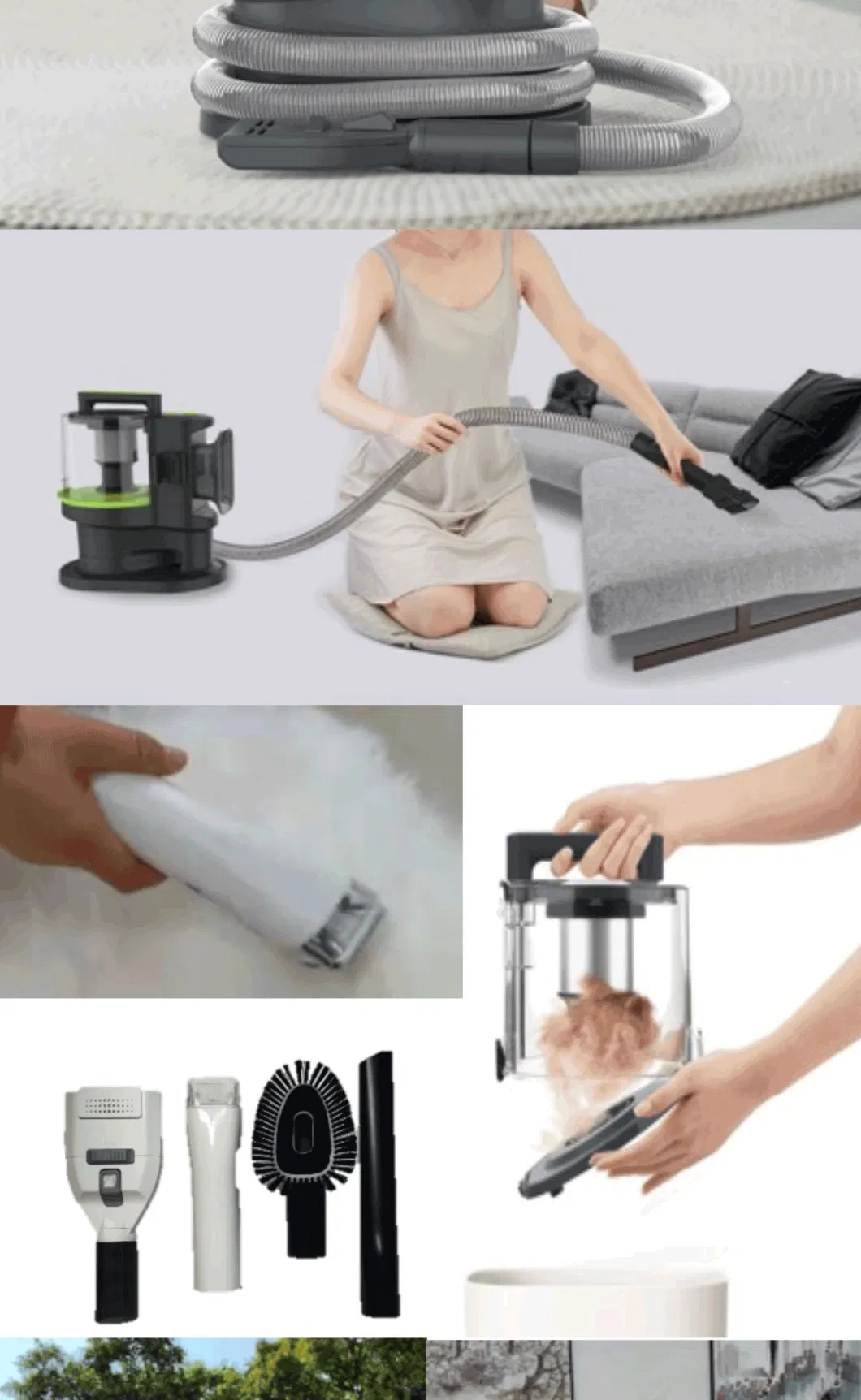 Multi-Function Cheap Newest Cat Dog Vacuum Cleaner for Pets Grooming