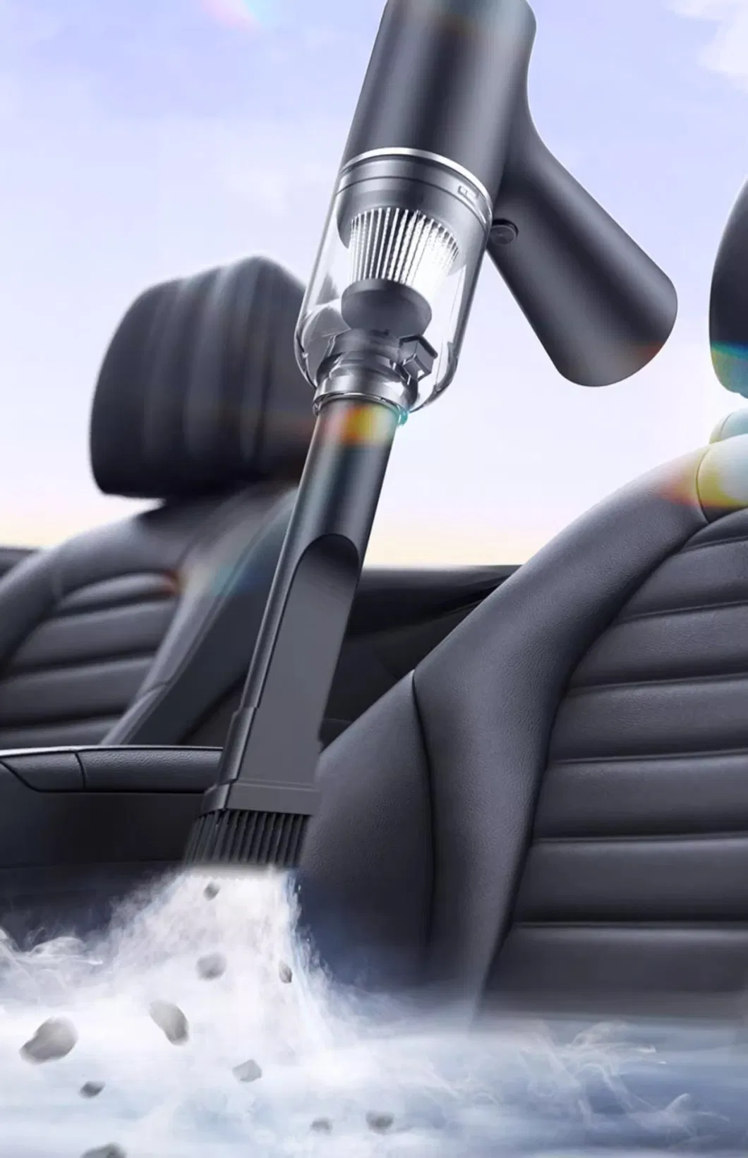 100W Powerful Long-Lasting Big Suction Multi-Scene Application Portable Car Vacuum Cleaner