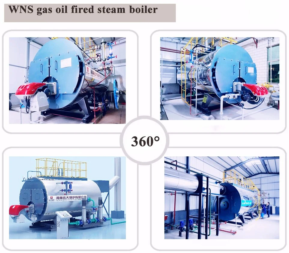 Gas Fired Steam Boiler 6000kg for Polystrene Factory