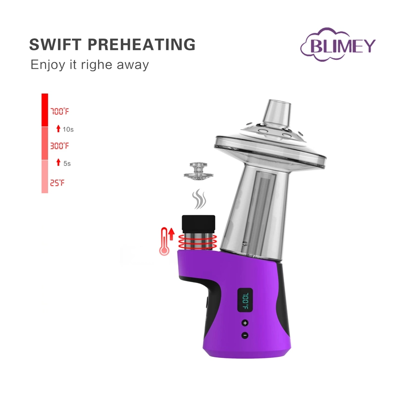 Wholesale Blimey Atomizer Mode Smartest Handheld Electronic DAB Rig for Wax Dry Herb Vaporizer