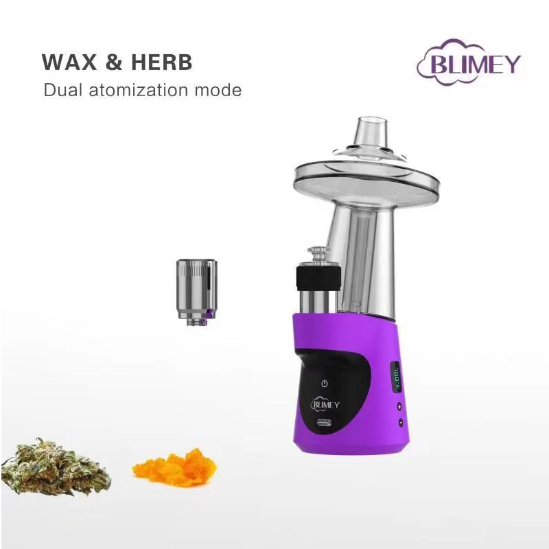 Wholesale Blimey Atomizer Mode Smartest Handheld Electronic DAB Rig for Wax Dry Herb Vaporizer
