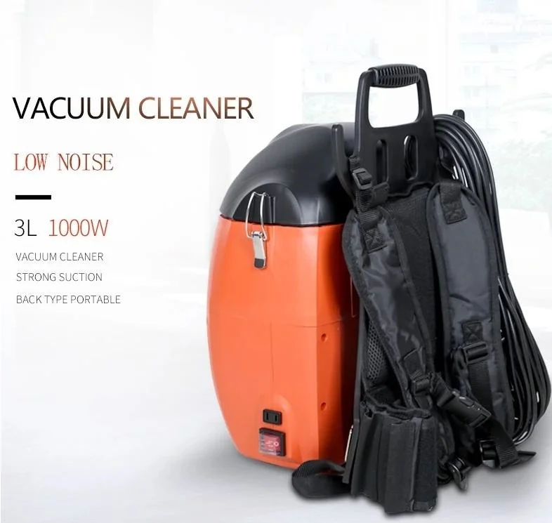 2023 New Arrival Nice Appearance Portable Practical Battery Powered Long-Lasting and Durable Silent Backpack Dry Vacuum Cleaner