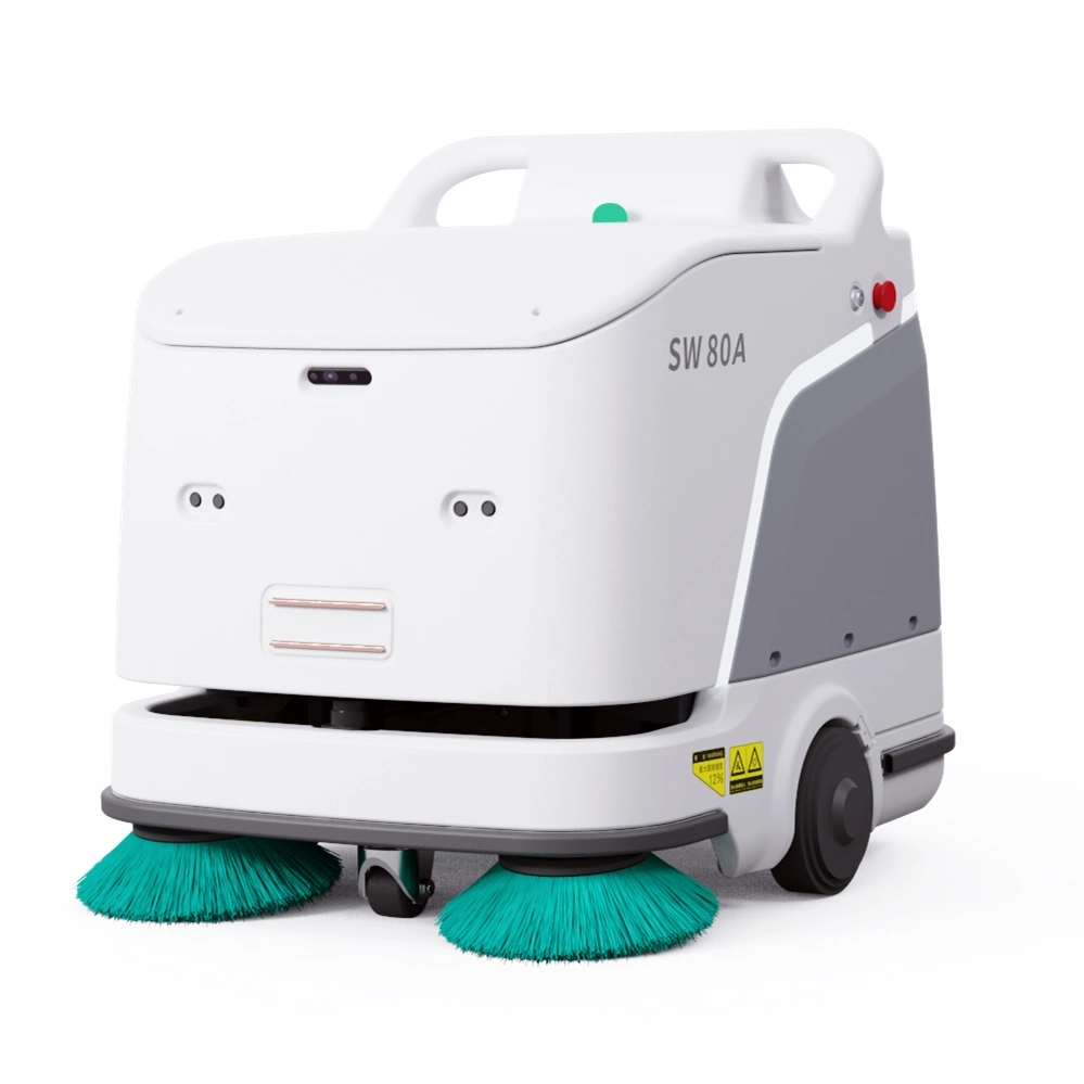 Waterless Commercial Sweep Robot Mopping Robot Cleaning Floor Sweeper for Carpets/Blanket