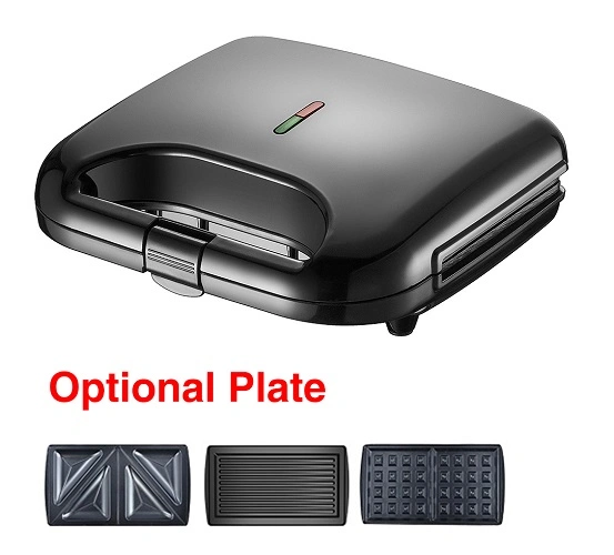 2-Slice Stainless Steel Sandwich Maker Waffle and Sandwich Maker