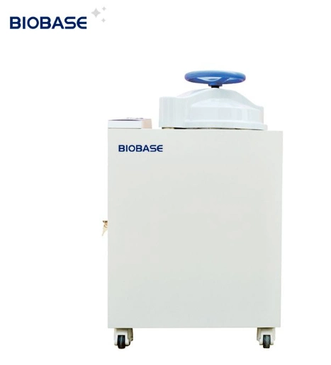 Biobase 75L Drying Steam Hand Wheel Verticlal Autoclave for Laboratory