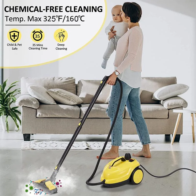 High Pressure Steam Cleaner Handheld Floor Window Disinfector Steamer Cleaner Machine