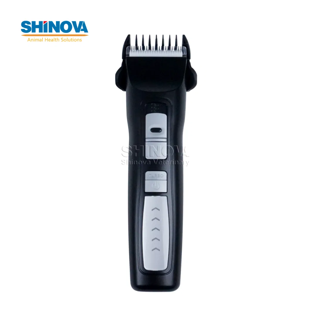 Adjustable Ceramic Blade Pet Clipper Rechargeable Electric Dog Hair Clippers Pet Power Hair Cutting Low Noise Dog Grooming Kit (GC-20R)