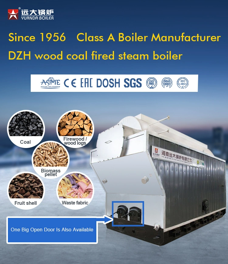 2ton Hand Activity Grate Wood Fired Steam Boiler