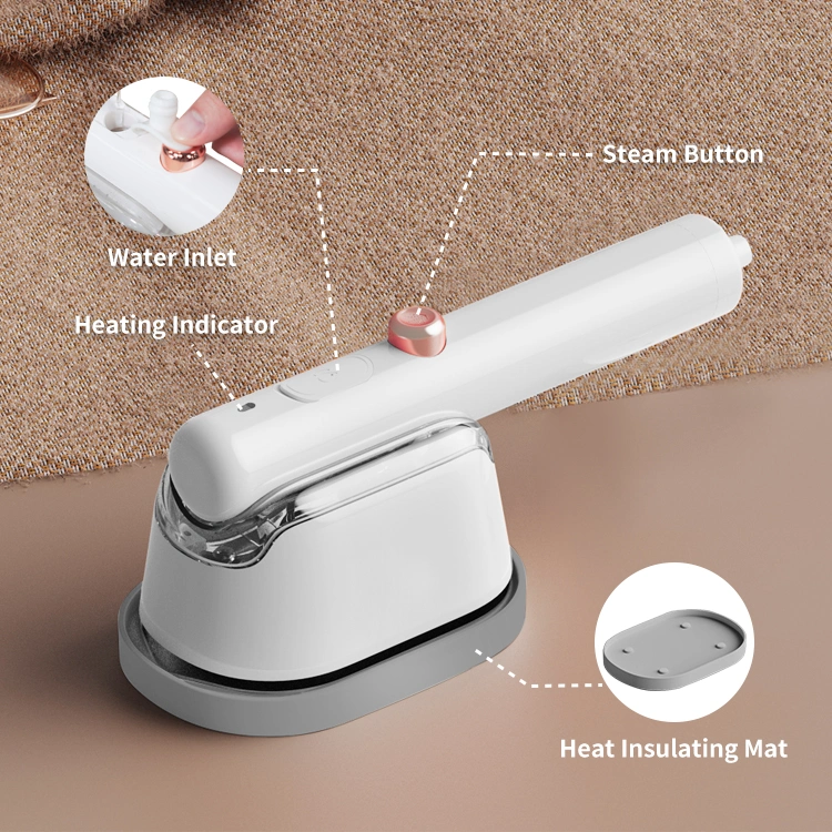 New Product Continuous Heating Handheld Portable Mini Electric Travel Iron Clothes Steamer