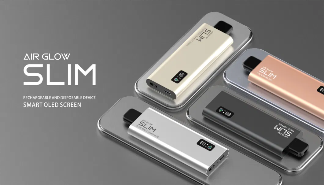 Origina 480mAh Rechargeable Battery Mesh Coil USB Cable Vapes Digital Display Portable E Cigarette Vaporizer