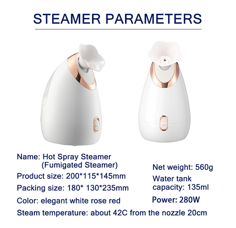 Face Steamer Machine Vaporizer Ionic Hot Cold Skin Care Nano Mist Facial Steamer Nano Spray Oil Facial Steamer Ionic