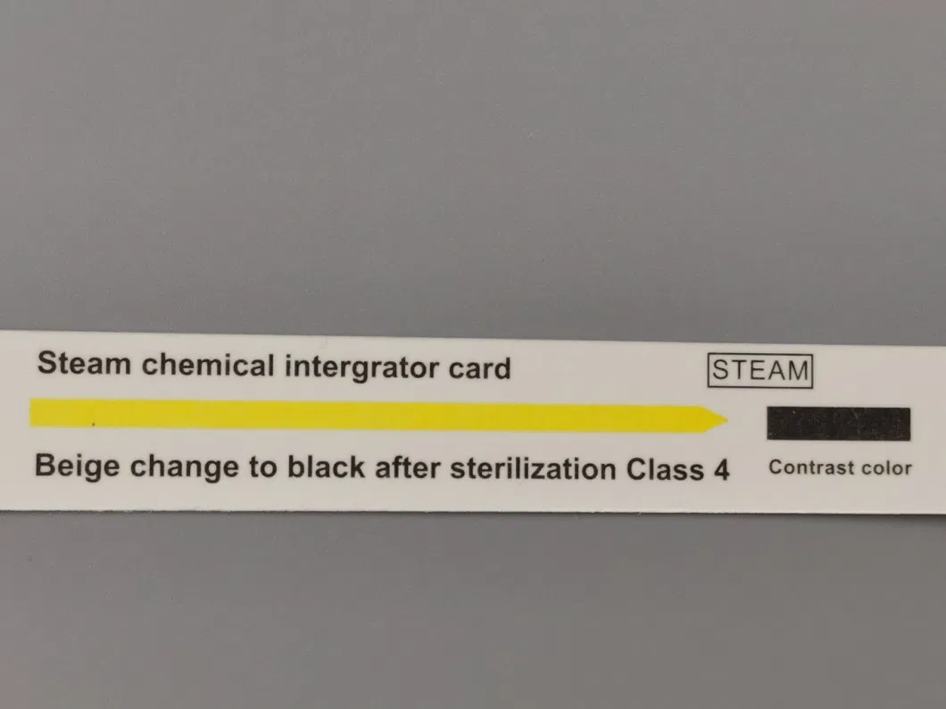Steam/Eo/Plasma Sterilization Indicator Strip Card Class 3/4/5/6