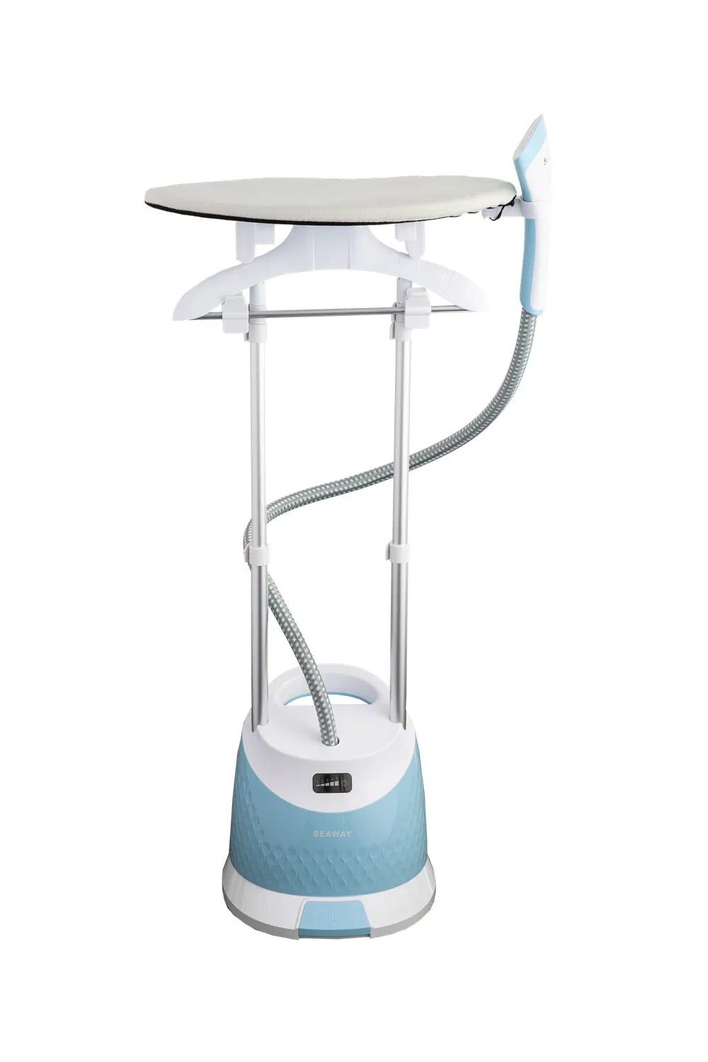 Double Pole Stand Garment Steamer with Iron Board and 1.7L Water Tank