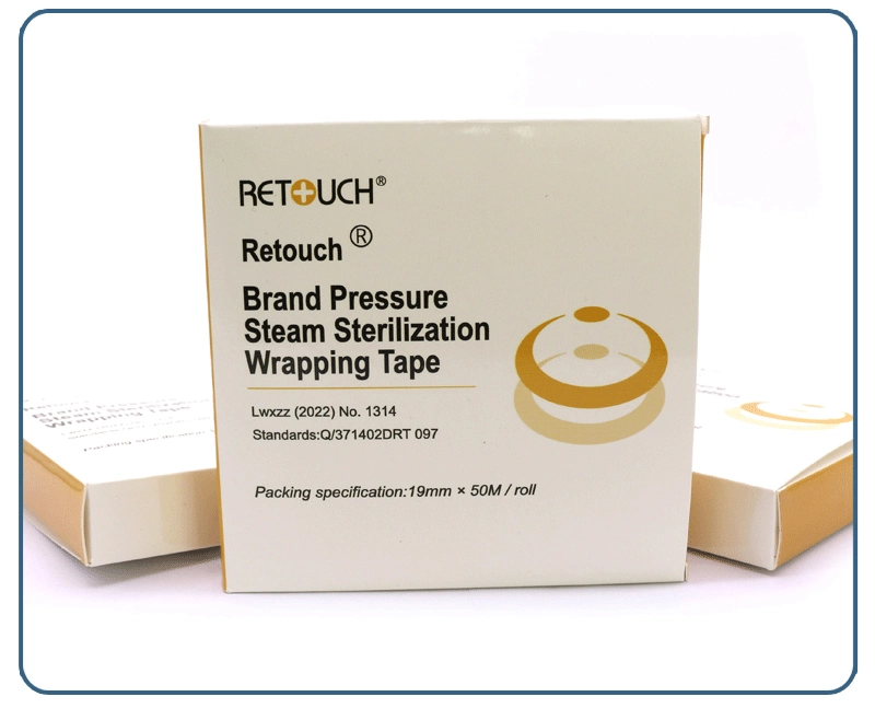 Pressure Autoclave Sterilization Steam Indicator Tape for Medical