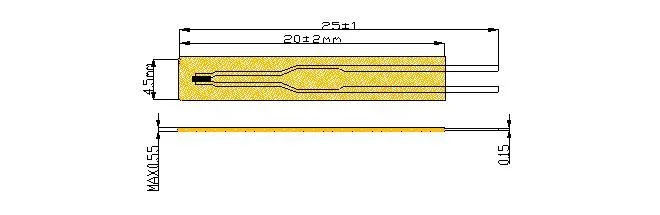 High Accuracy Thin Film Insulation Mf55 Thermistor Ntc Thermistor 10K 3950 Temperature Sensor