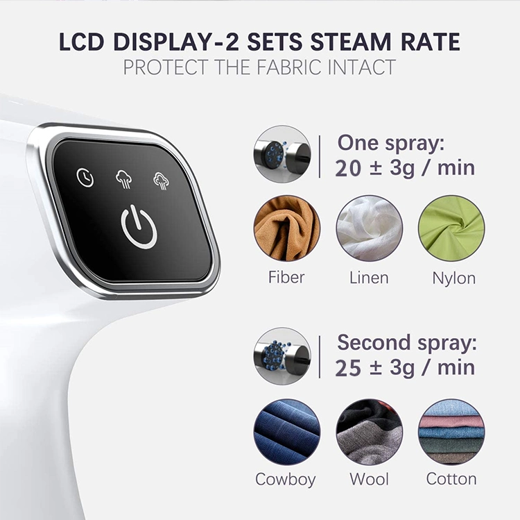 Multifunctional Travel Steamer Fabric Steam Iron Big Capacity Steamer for Clothes and Curtain