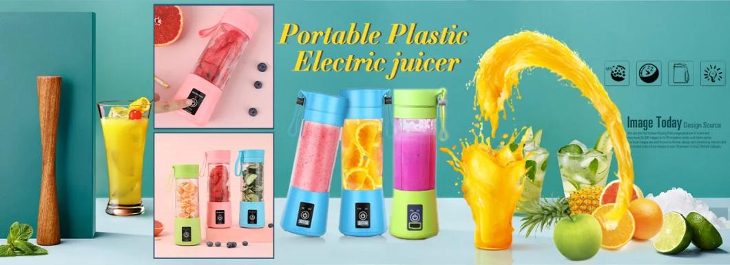 Personal Electric Portable Shakes Smoothie Mini USB Rechargeable Travel Fruit Juicer Blender