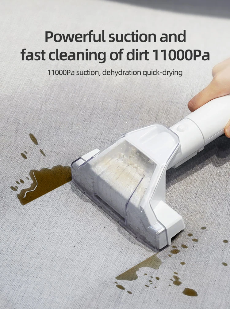Portable Handheld Electric Spot Wet and Dry Dirty Fabric Carpet Sofa Cleaning Machine Carpet Fabric Vacuum Stain Cleaner