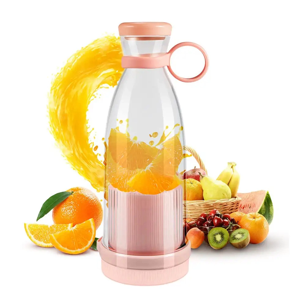 Custom Logo Electric Home USB 6 Blades Portable Fruit Juice Blenders