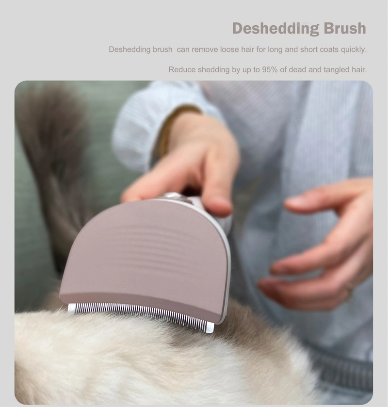 Pet Vacuum Cleaner Electric Clipper Slicker Deshedding Cleaning Dog and Cat Hair Fur Grooming Brush Kit