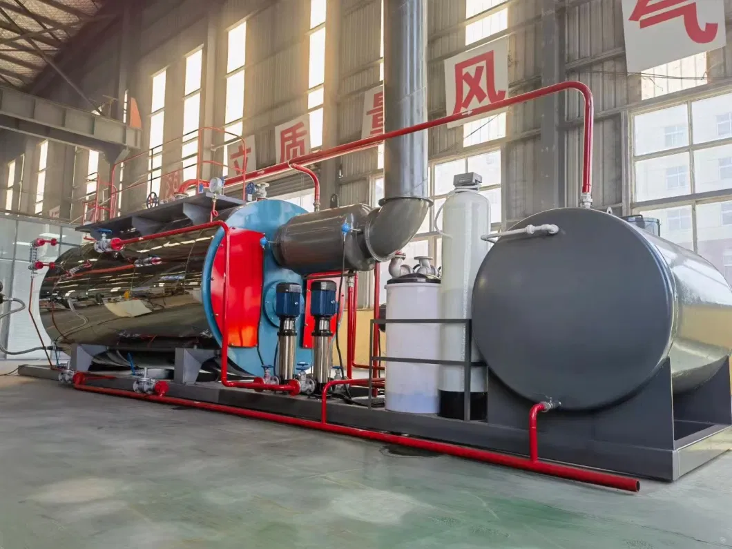 Industrial Fire Tube 0.5 1 1.5 2 3 4 5 6 8 10 12 15 20 Ton Natural Gas Fuel Diesel Furnace Oil Fired Steam Boiler Price