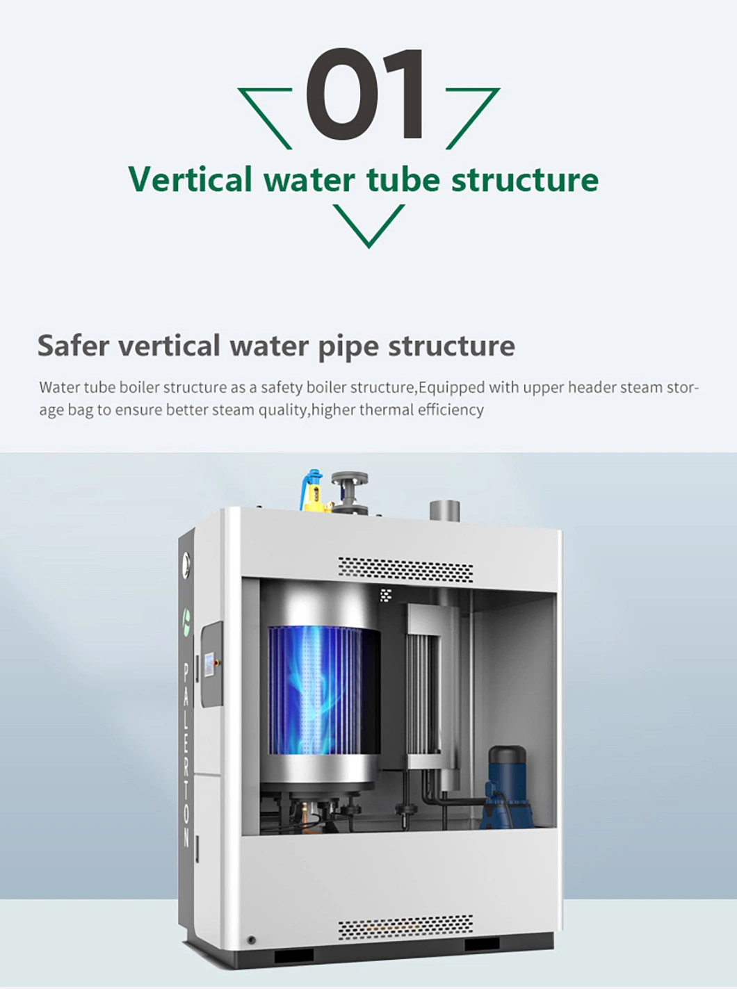 PLD PLC Controller Scale Automatic Detection Alarm White Gas Steam Boiler 200kg 300kg 500kg 1000kg 1500kg 1700kg