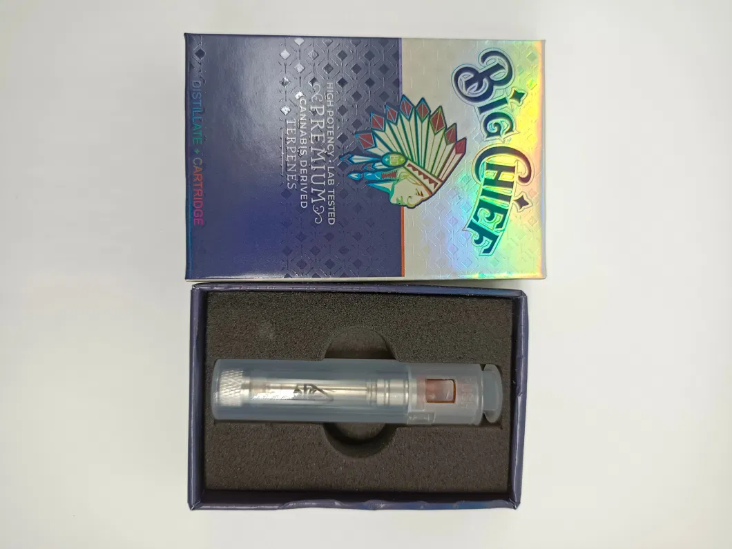 Big Chief Grand Daddy 1g Cart 510 Thread Atomizers Vape Cartridges Newest Packaging Empty E Cigarettes Kits White Window DAB Wax Thick Oil Vaporizer