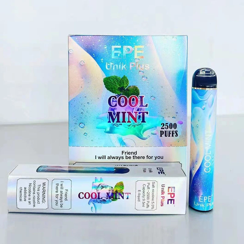 EPE Puff Plus Bar Vaporizer Electronic Cigarette Disposable Vape E Cigarettes Pod 2500puffs 1600mAh Battery 10 Colors Pre-Filled 9.5 Ml Pods Vaporizers in