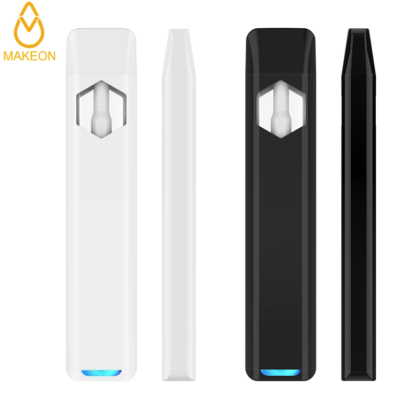 Makeon 1 Gram Ds Custom Window Color Print Logo Disposable E-Cigarette Bar 1.0ml Thick Oil Tank Pod Cart Premium OEM Design Puffin Favorites Vaporizer Vape Pen