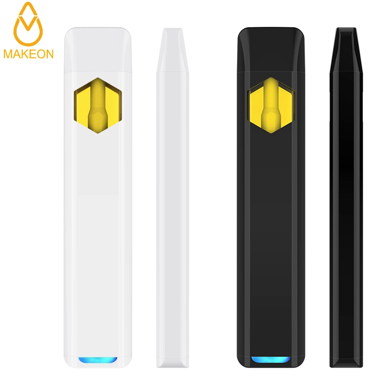 Makeon 1 Gram Ds Custom Window Color Print Logo Disposable E-Cigarette Bar 1.0ml Thick Oil Tank Pod Cart Premium OEM Design Puffin Favorites Vaporizer Vape Pen