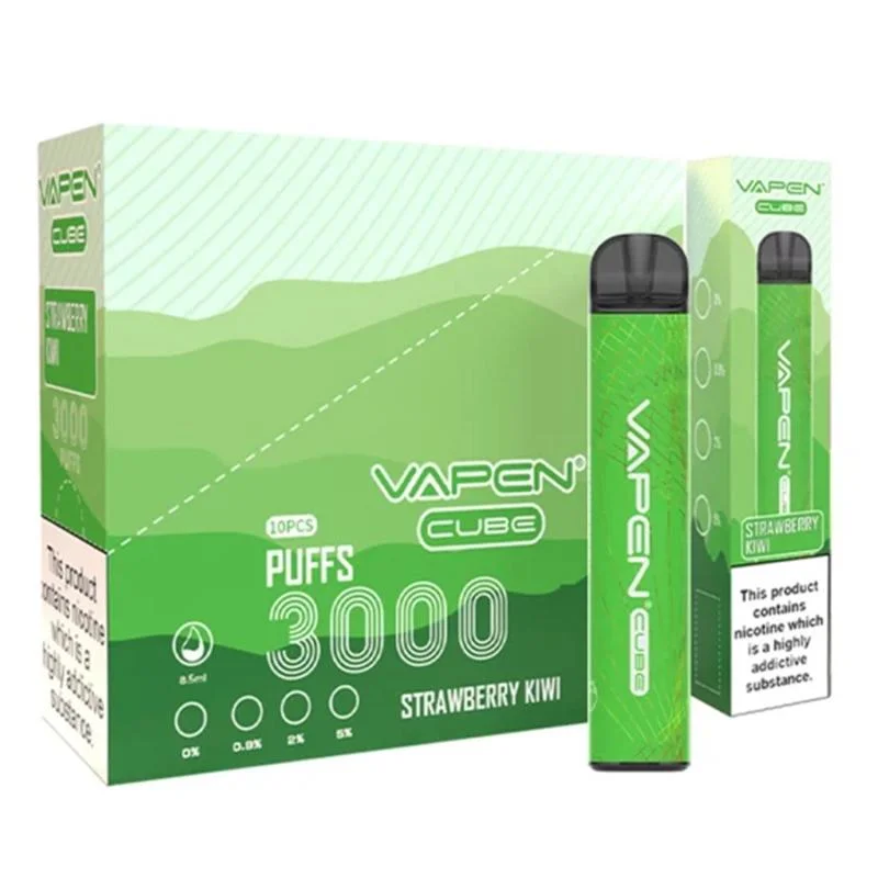 Authentic Vapen Cube 3000 Puffs Disposable Vape Pen Vaporizer Kits Factory Wholesale Pod Kit Vapen