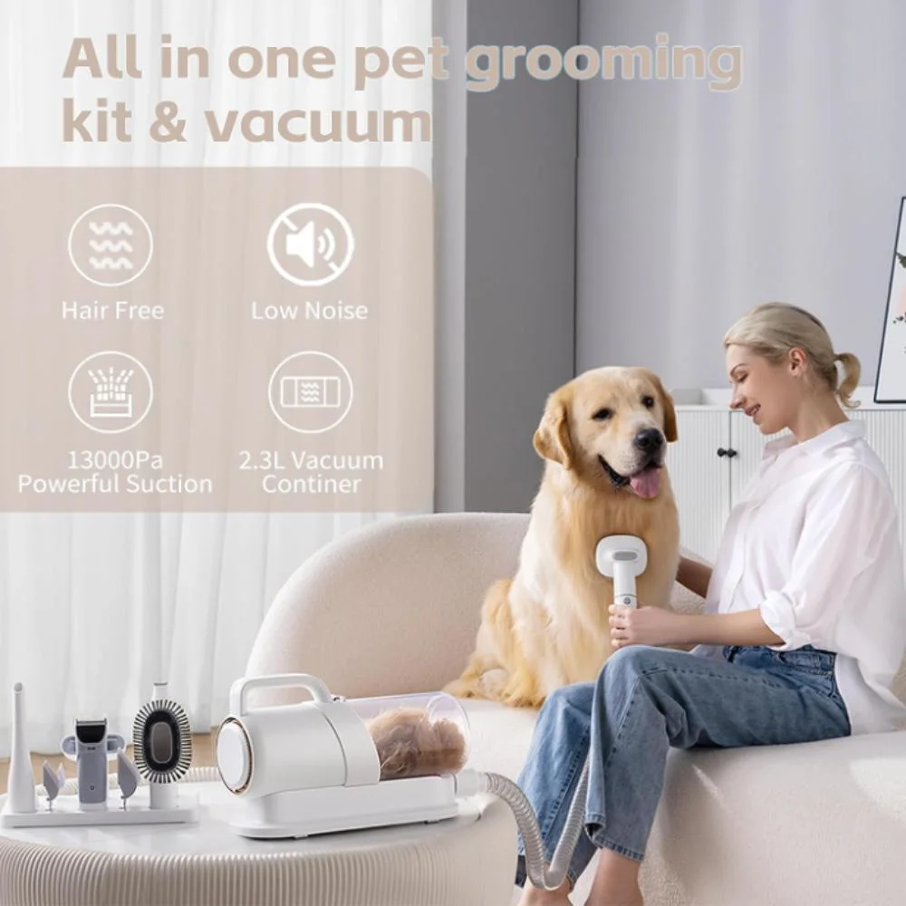 Neabot Pet Vacuum Dog Grooming Kit &amp; Dog Hair Vacuum 99% Pet Hair Suction