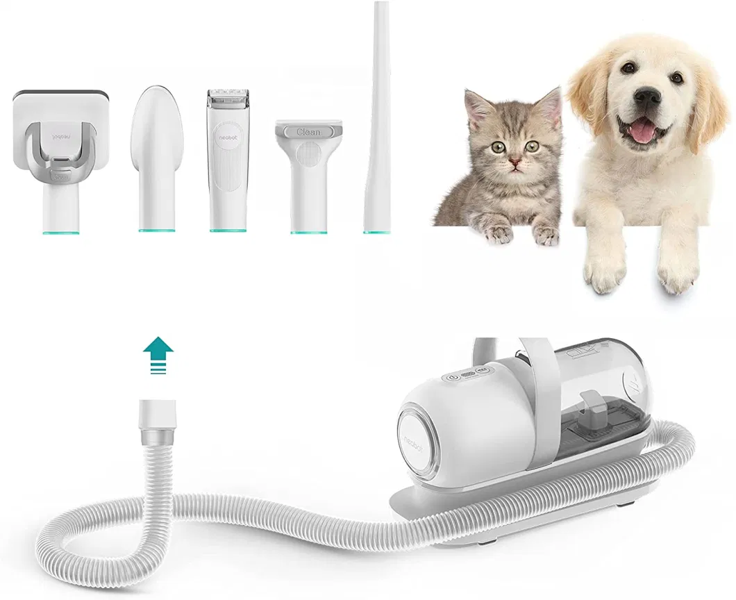 Hot Sale Dog Cat Grooming Kit with Innovative Pet Vacuum Cleaner for All Pet Hair