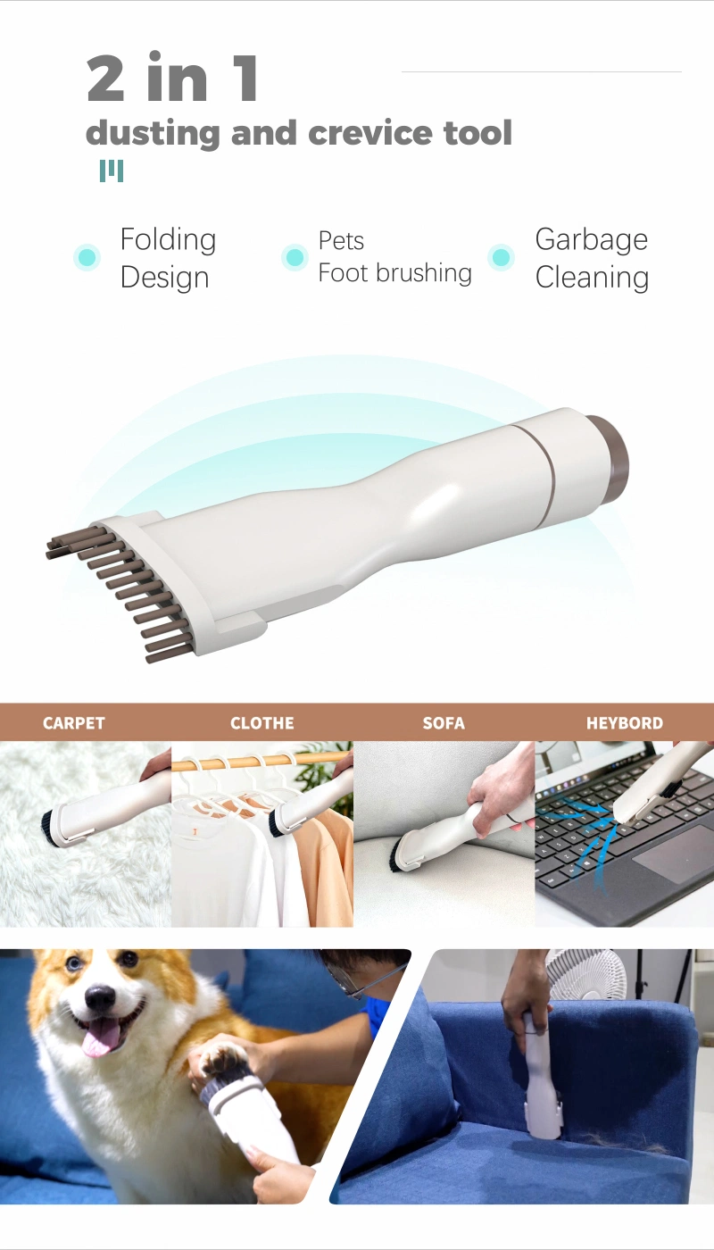 Pet Grooming Kit &amp; Vacuum Cleaner Suction Pet Hair Professional
