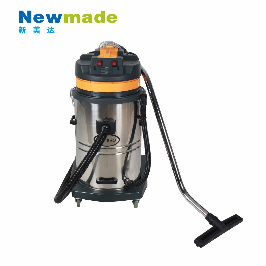 H6025 Factory Directly 80L 3-Motor Wet Dry Industrial Vacuum Cleaner