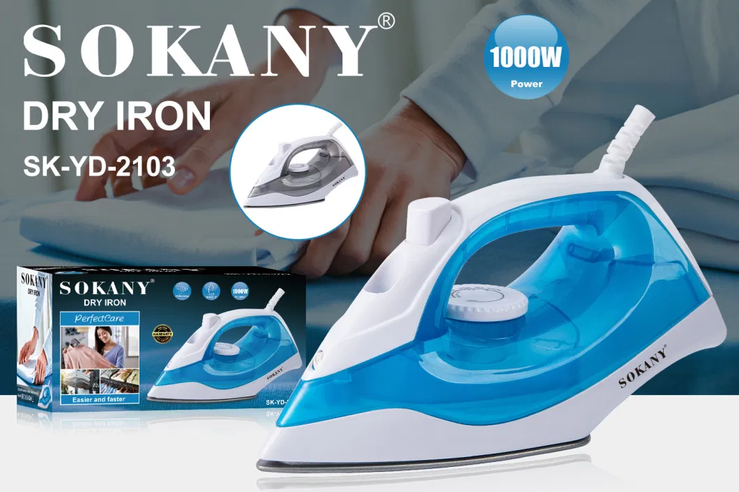 High Quality Dry Iron Steamer Clothes Steam Flat Iron Press Steam Hand Held Steam Iron Portable Steam Clothes Iron Wholesale Price