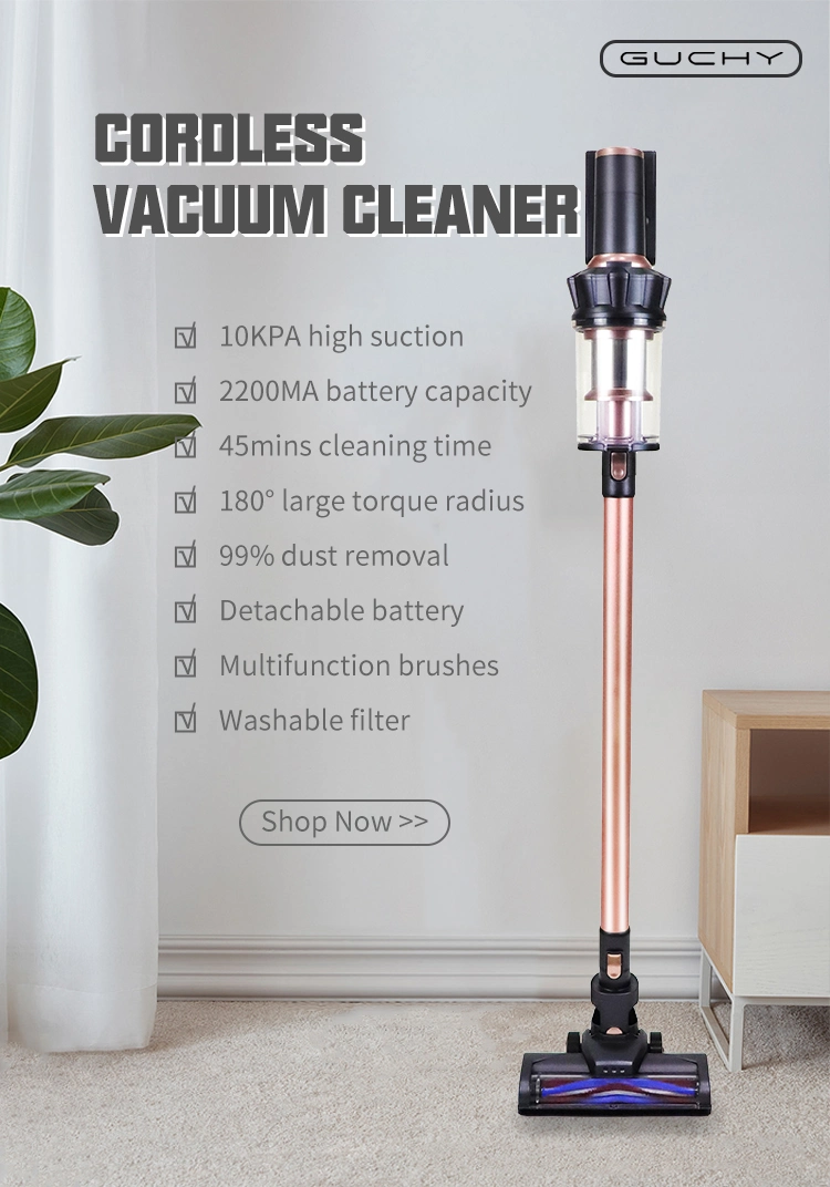 2200mAh Li-ion 22.2V Hand Portable Cordless Vacuum Cleaner