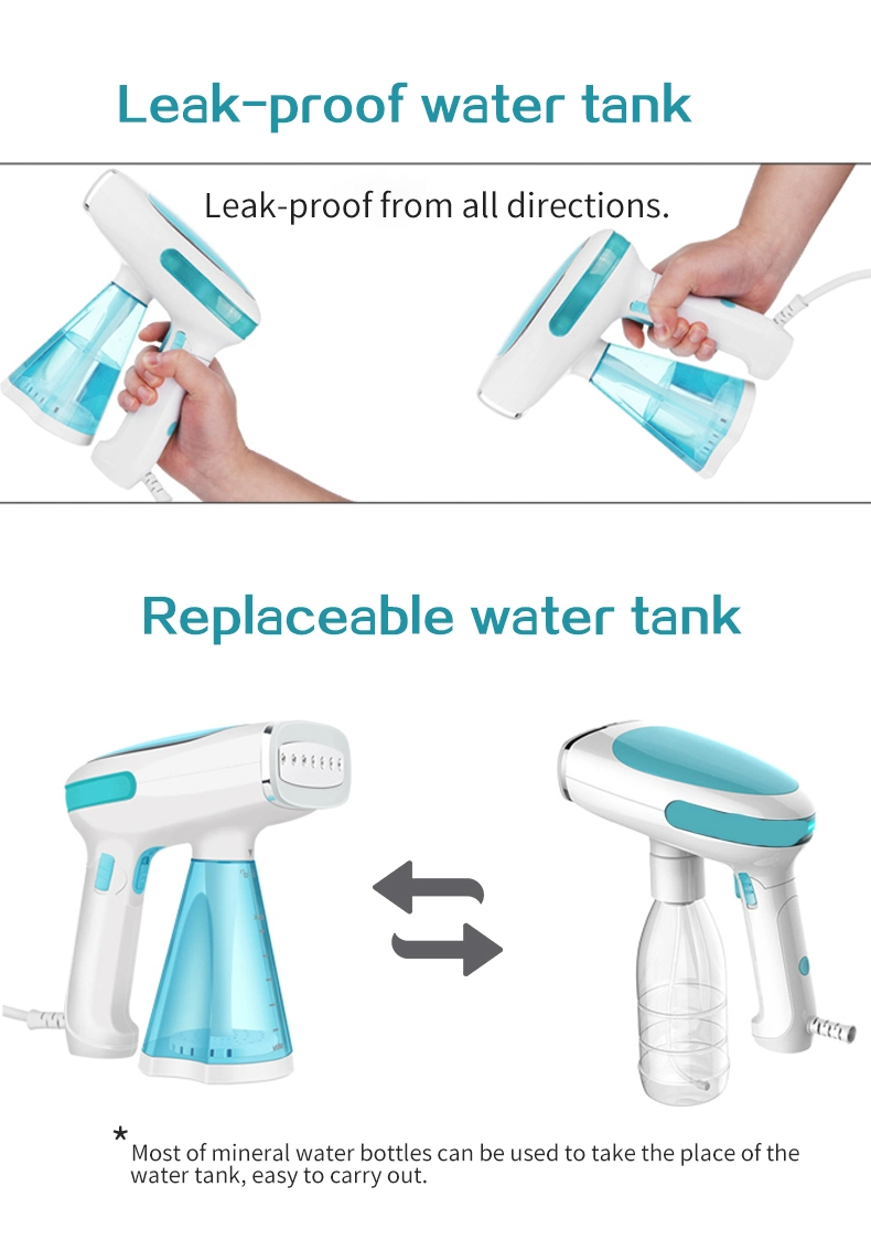 Portable Garment Steamer 250ml~270ml Capacity Water Tank Travel Steamer