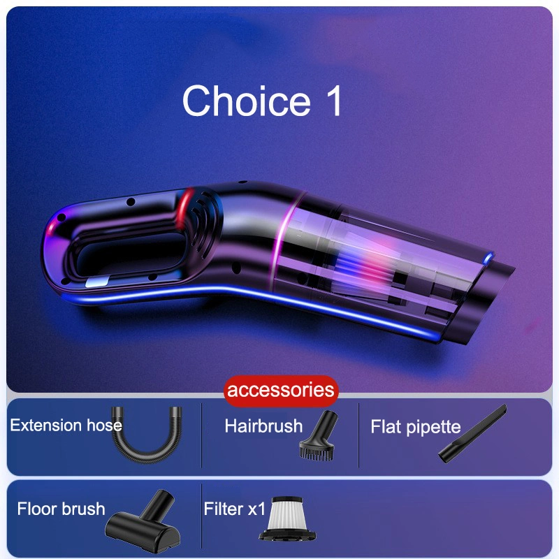 12V Cordless High Power Handheld Portable Car Vacuum Cleaner for with Washable Filter