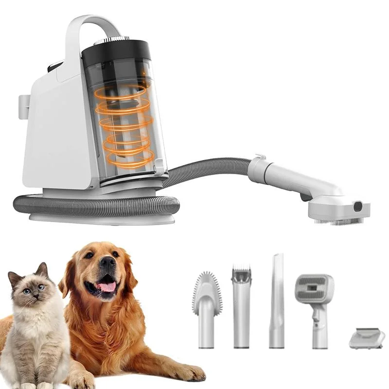 Portable All in One Electric Pet Dog Cat Hair Dryer Remover Comb Vacuum Cleaner Pet Grooming Kit Vacuum Lower Noise