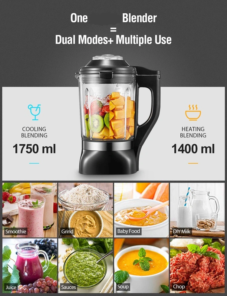 New Design Silvercrest Blender Commercial Blender Portable Blender Electric Plastic/Stainless Steel Commercial German 1500W 0.6